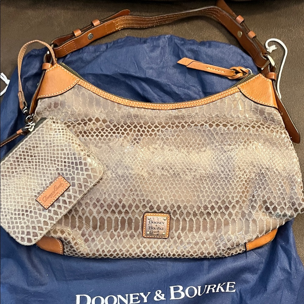 Dooney and Bourke leather shoulder bag.